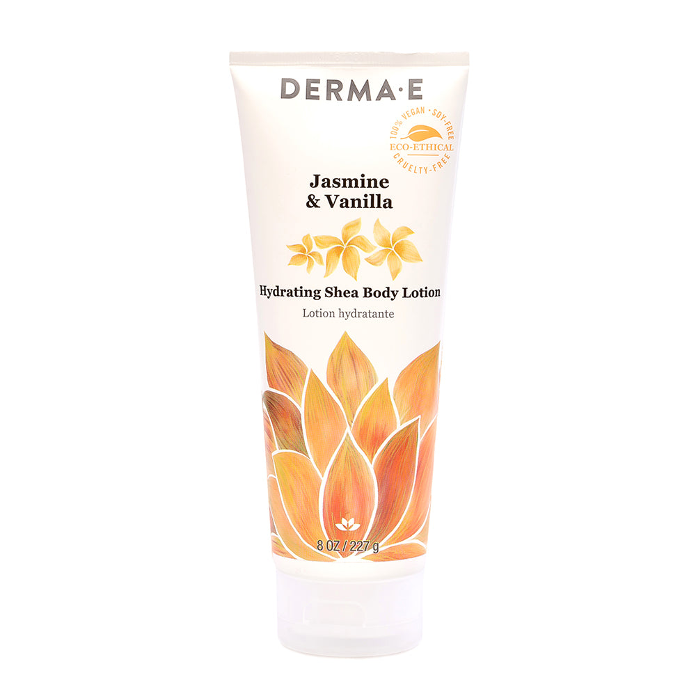 Derma E Jasmine & Vanilla Hydrating Shea Body Lotion 