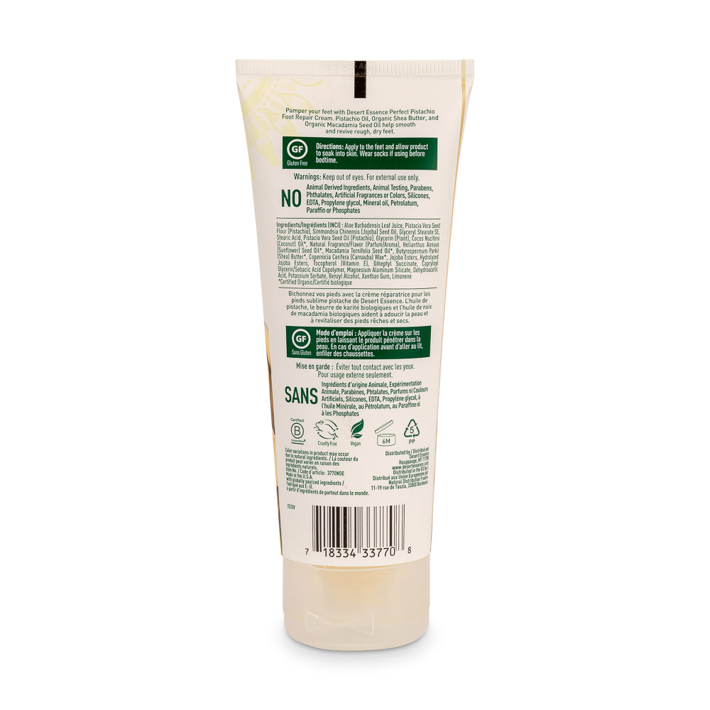 Desert Essence Perfect Pistachio foot repair cream