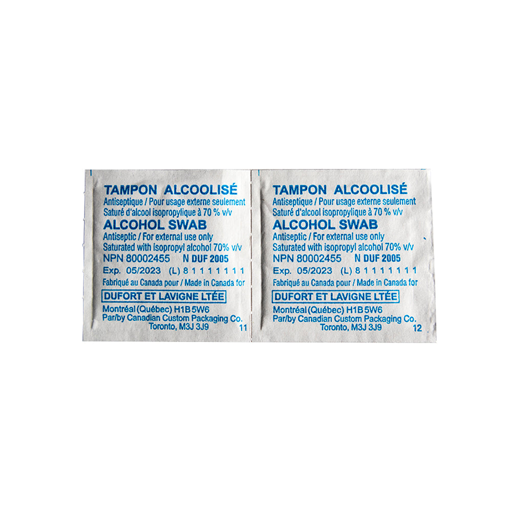 DL Dufort Alcohol Swabs