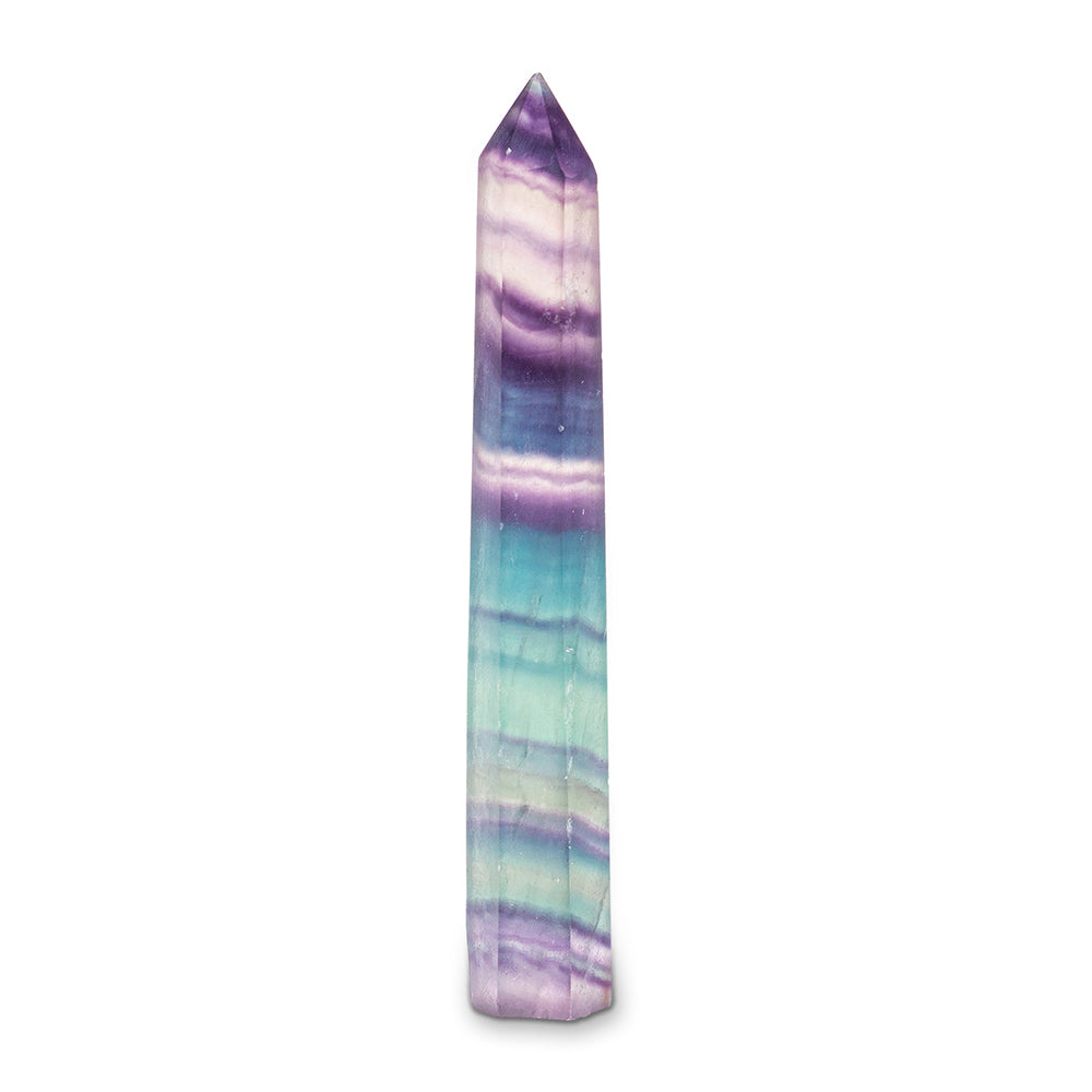 Fluorite Crystal Point for Acupressure