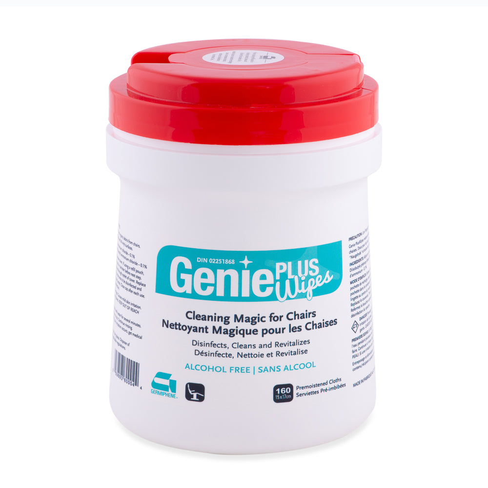 Genie Plus Chair Disinfectant and Cleaner Wipes 160pcs