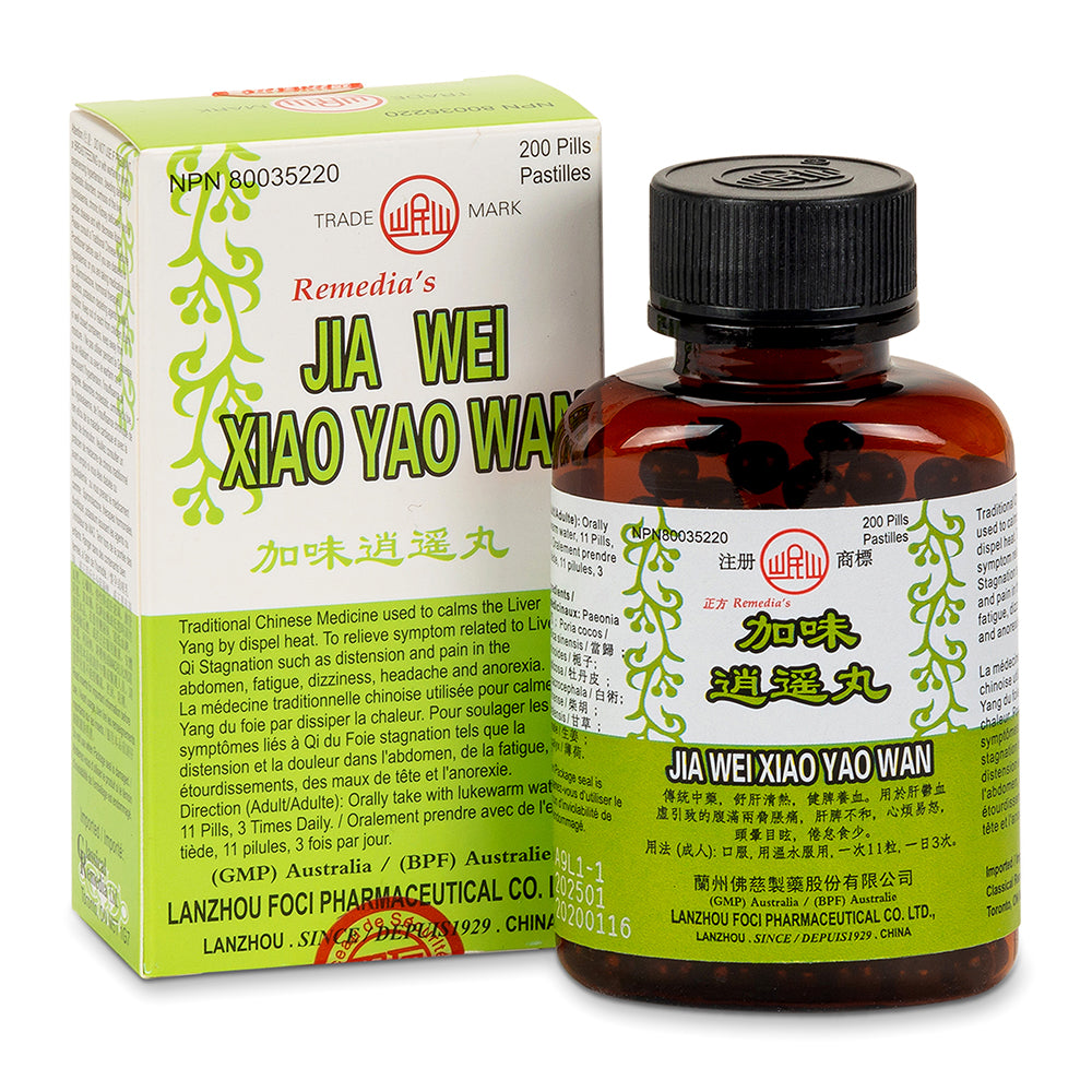 Chinese Herbs Jia Wei Xian Yao Wan 200 Pills (Minshan)