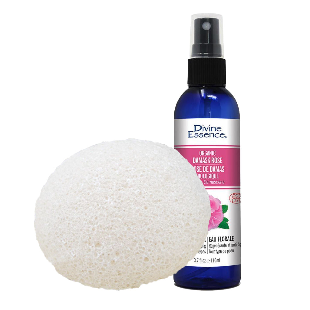 Konjac Sponge &amp; Beauty Mist Set