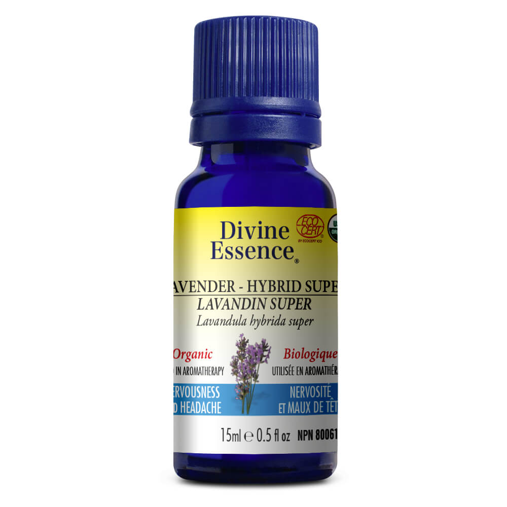 Lavender Hybrid Super Organic Essential Oil 15ml Divine essence