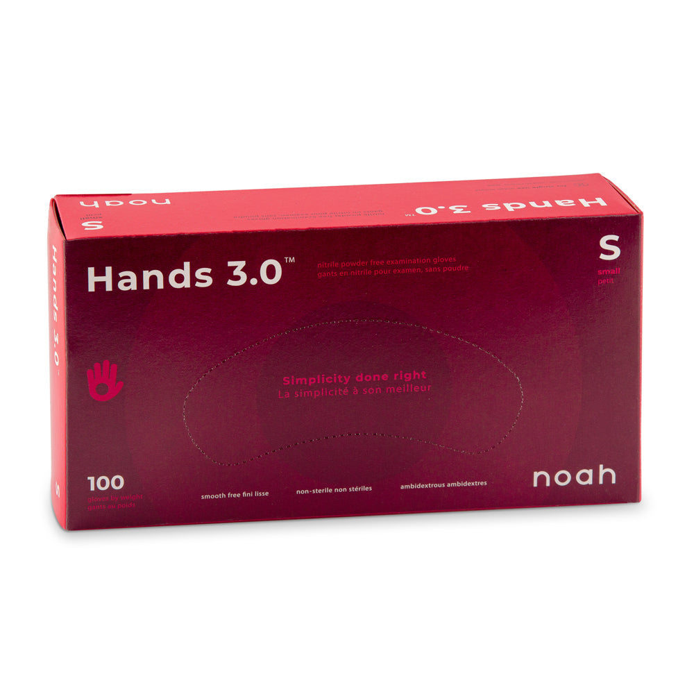 Noah Hands 3.0 Nitrile Powder Free Examination Gloves 100 gloves