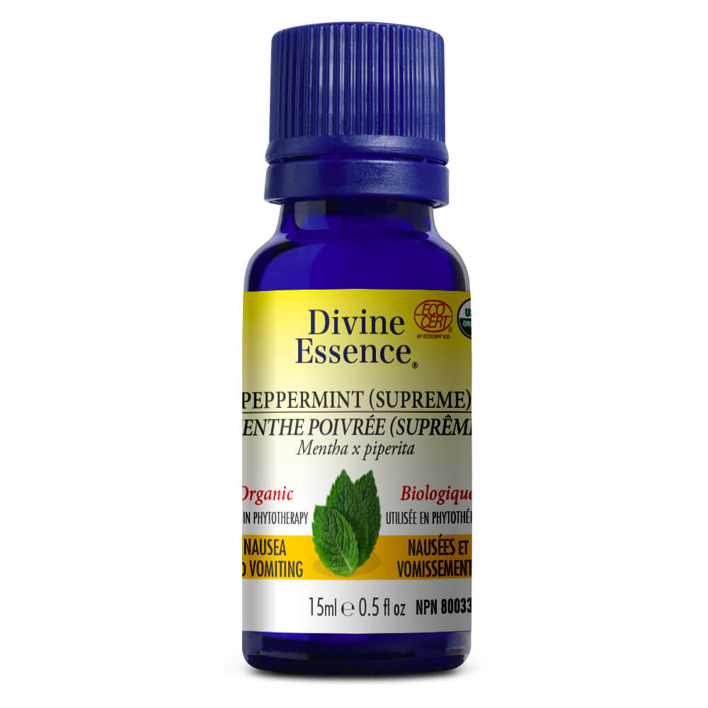 Peppermint Supreme Organic Essential Oil 15ml, Divine Essence