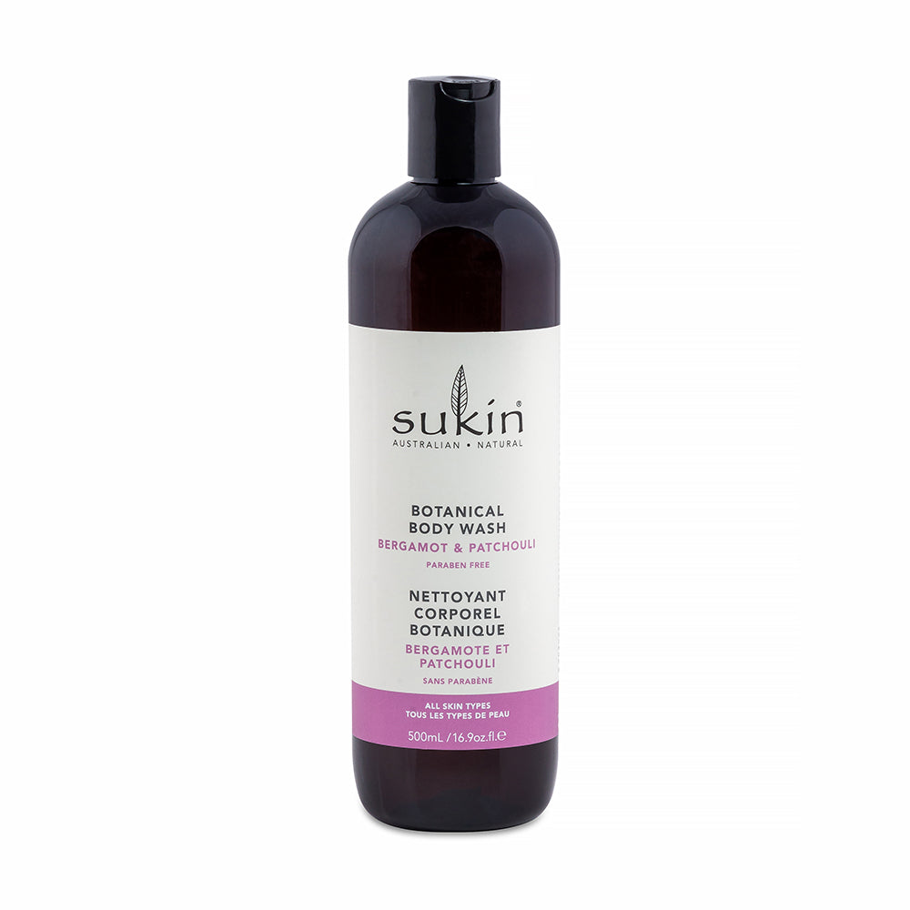 Sukin Botanical Body Wash Bergamot & Patchouli 500ml