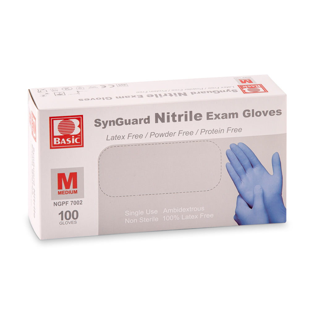 Synguard Nitrile Exam Gloves 100 Gloves