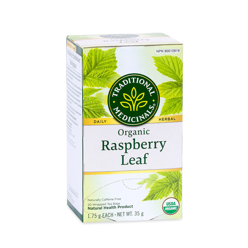 Traditional Medicinals Tea - Organic Raspberry Leaf - 28g, 20 tea bags