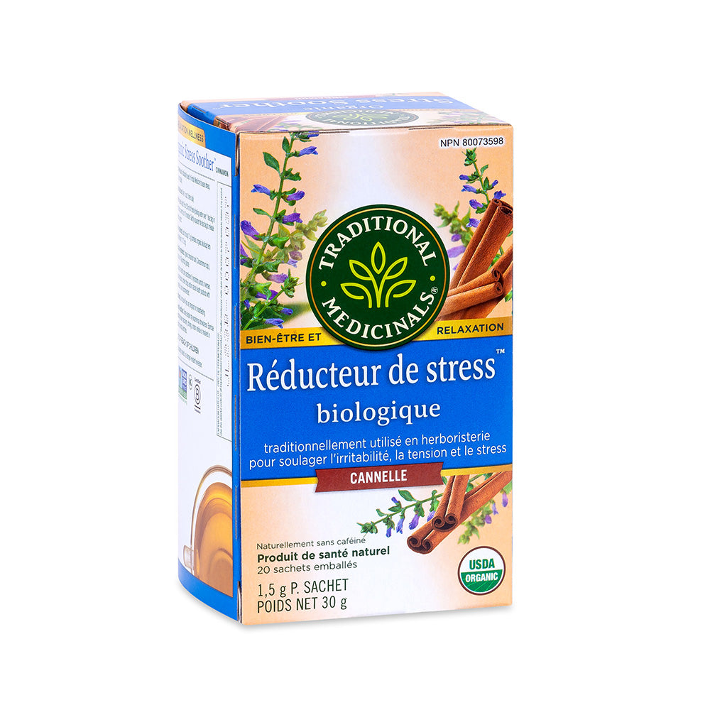 Traditional Medicinals Tea - Organic Stress Soother - 24g, 20 tea bags