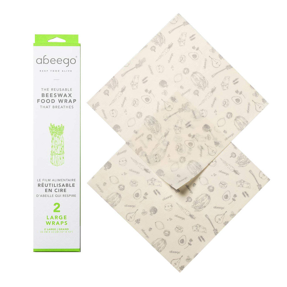 Abeego Large Beeswax Food Wraps (2)