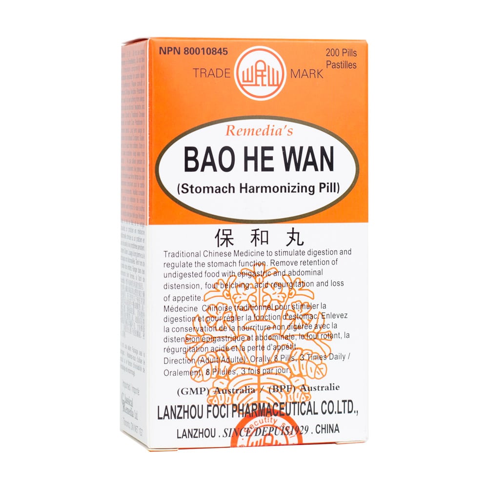 Chinese Herbs Bao He Wan (Stomach Harmonizing Pill)