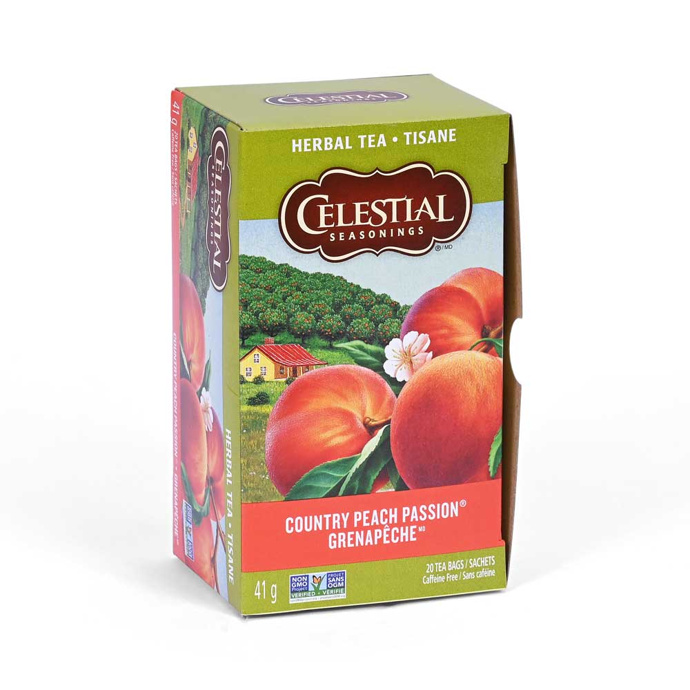 Celestial Seasonings Country Peach Passion Herbal Tea, 41 g 20 tea bags