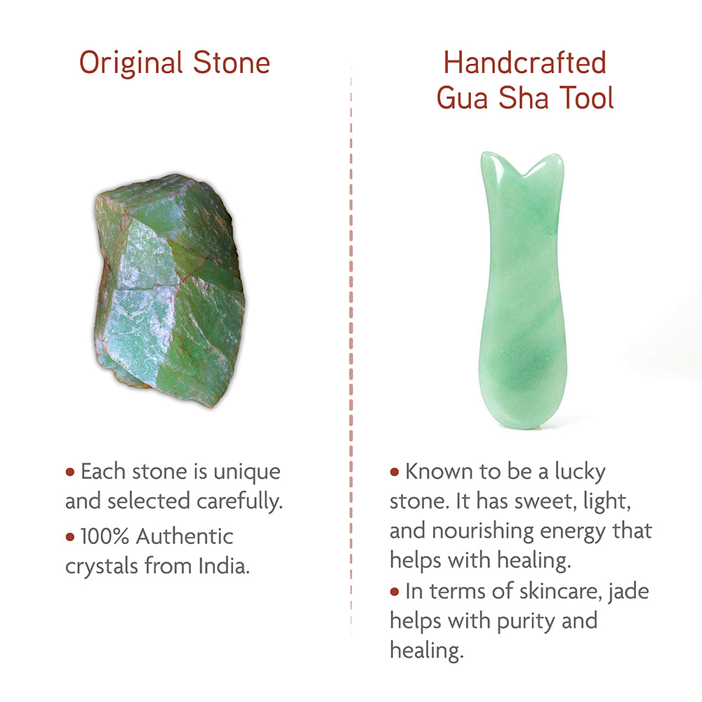 Jade Gua Sha (fish-shaped) - Thera Crystals®