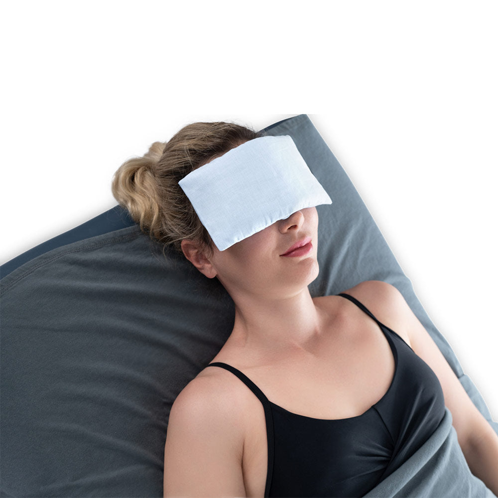 Eye pillow with cotton cover