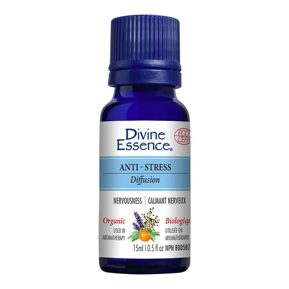 Anti-Stress Blend Organic Essential Oil 30ml, DIVINE ESSENCE