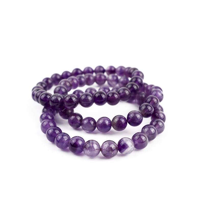 Healing Amethyst Crystal Bracelet 