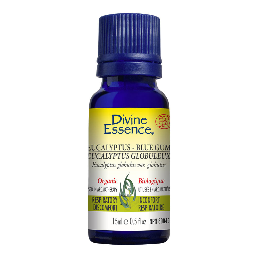 Eucalyptus Blue Gum Organic Essential Oil 15ml, DIVINE ESSENCE