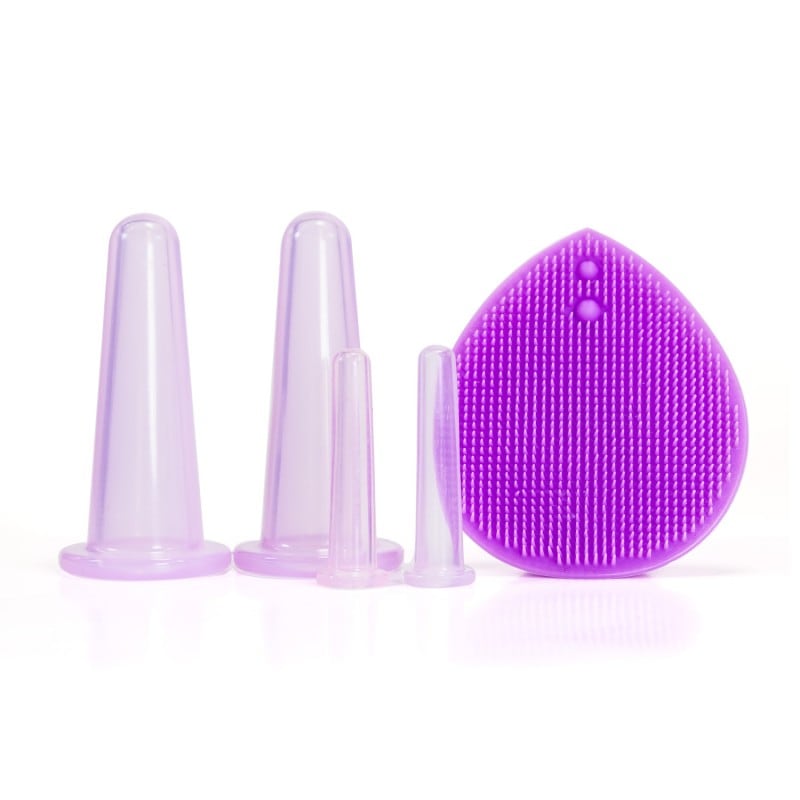 Natural Balance Silicone Cupping Set for facial massage