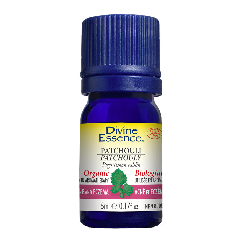 Patchouli Organic Essential Oil 15ml, DIVINE ESSENCE