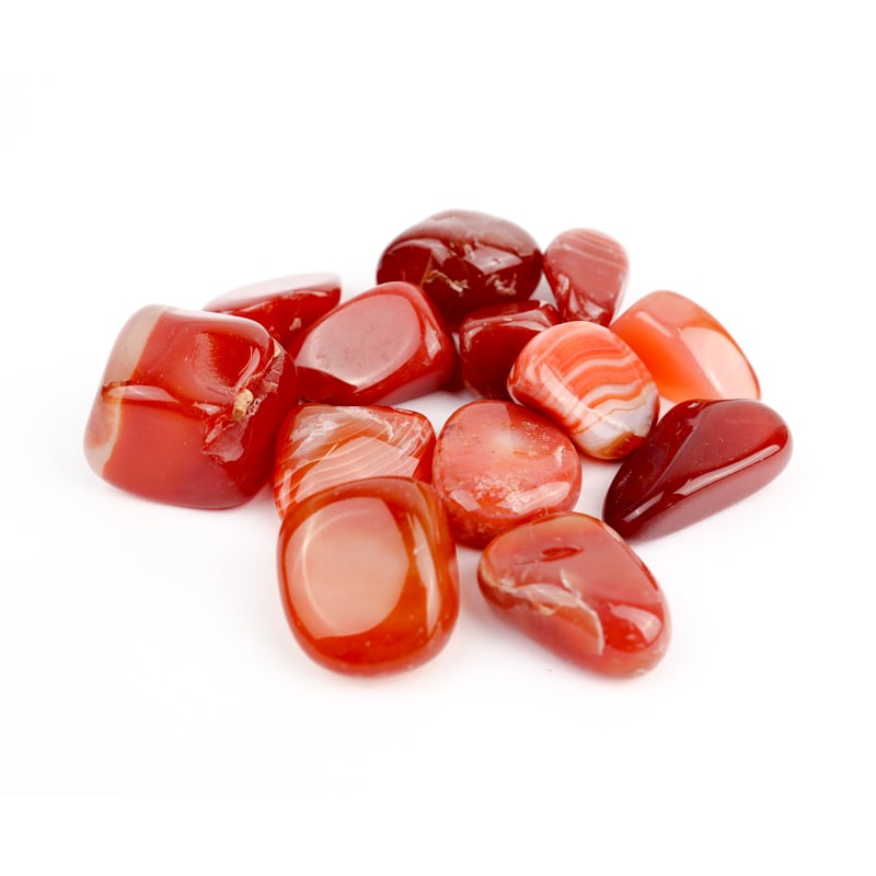 Red Agathe Tumbled Stones 