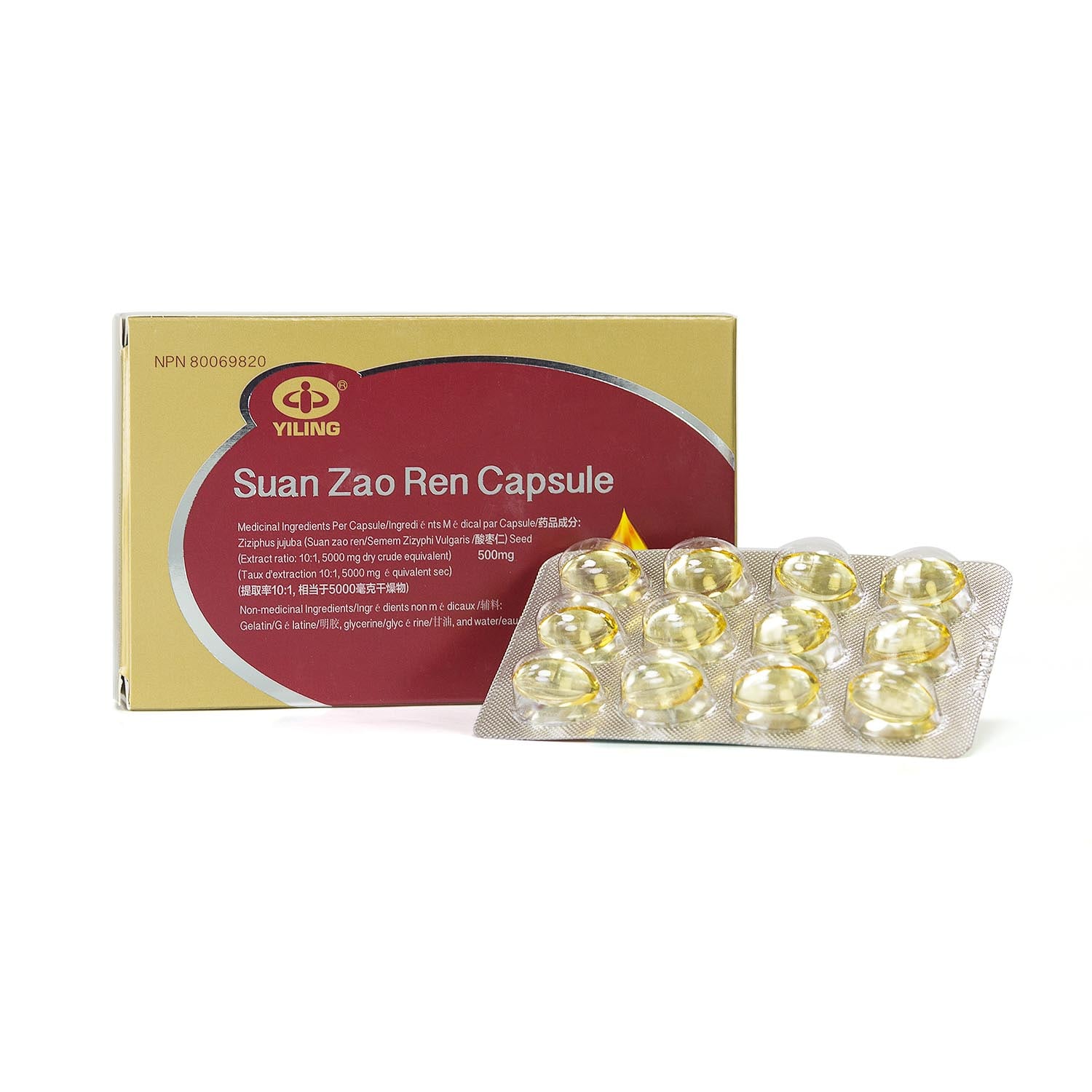 Chinese Herbs Suan Zao Ren Capsule