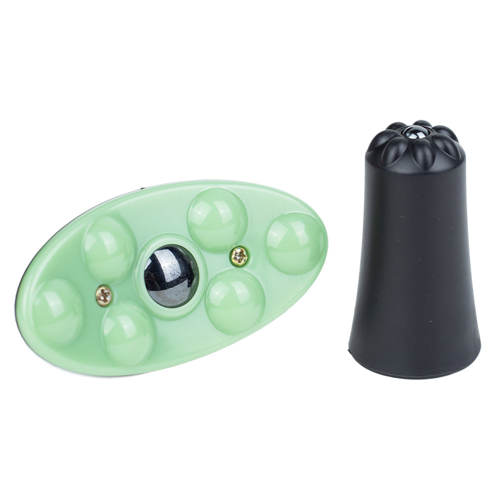 Handheld percussion massager for deep tissue massage, cordless with 7 interchangeable massage heads