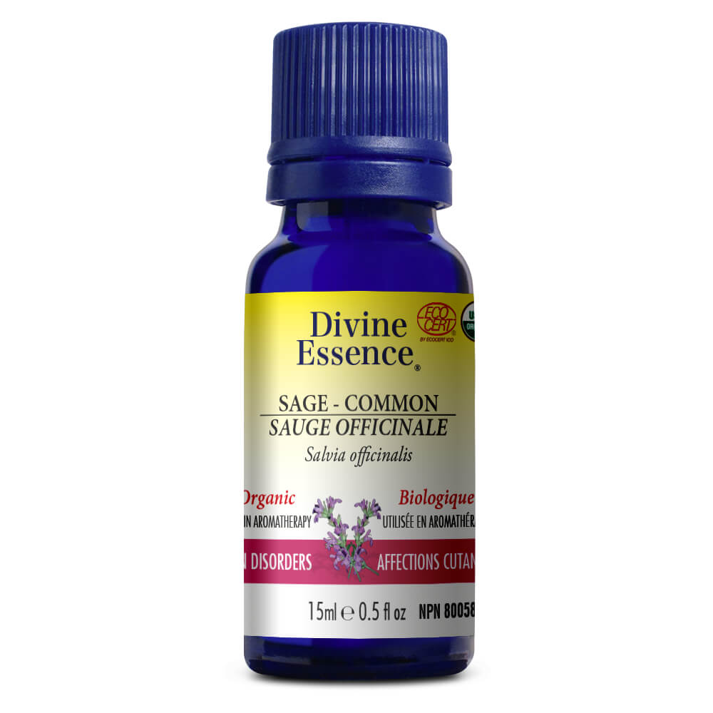 Sage-Common Organic Essential Oil, DIVINE ESSENCE