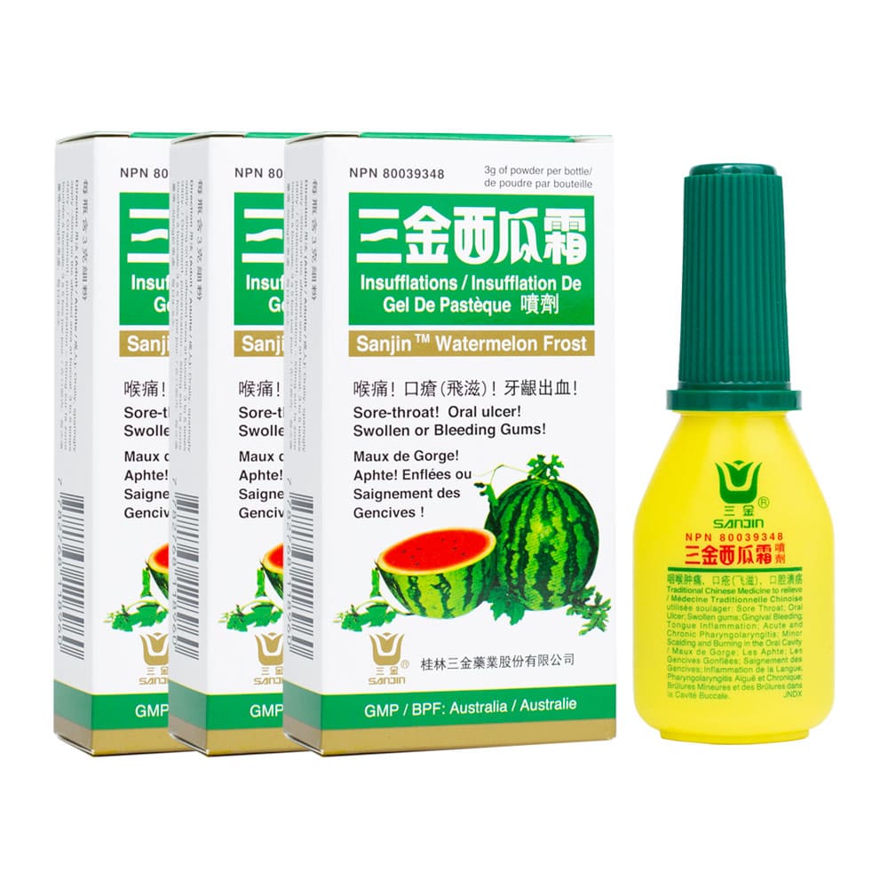 Chinese Herbs Sanjin Watermelon Frost Insufflation Pack