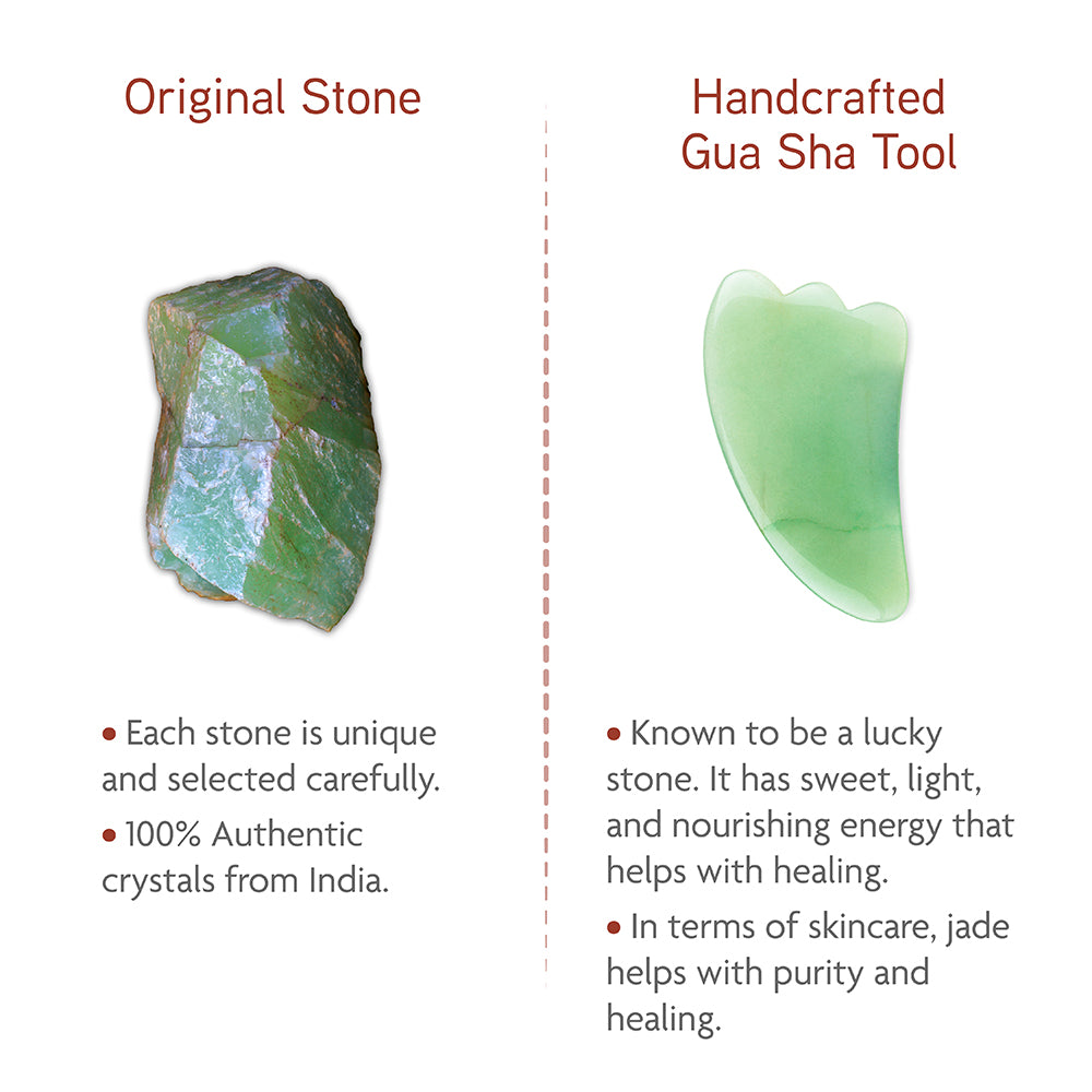 Jade Gua Sha (Wing shape) - Thera Crystals®